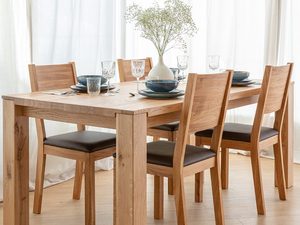 Miniatura 7 - Moderní jídelna ze stolem z masivního dubu a židlemi