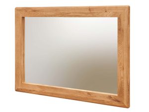 Miniaturka 2 - Lustro poziome z ramą z naturalnego drewna w stylu loftowym