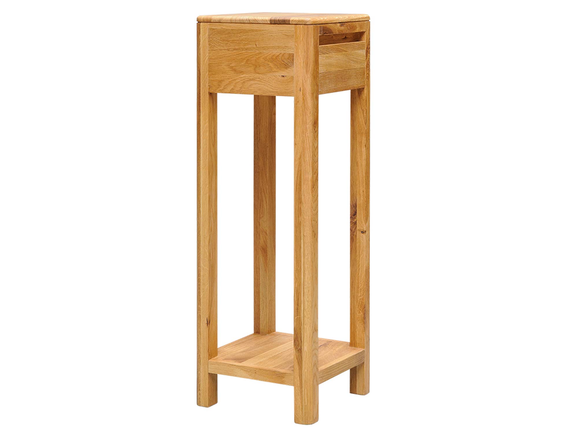 Stolik pomocniczy z szufladą i prostymi nogami