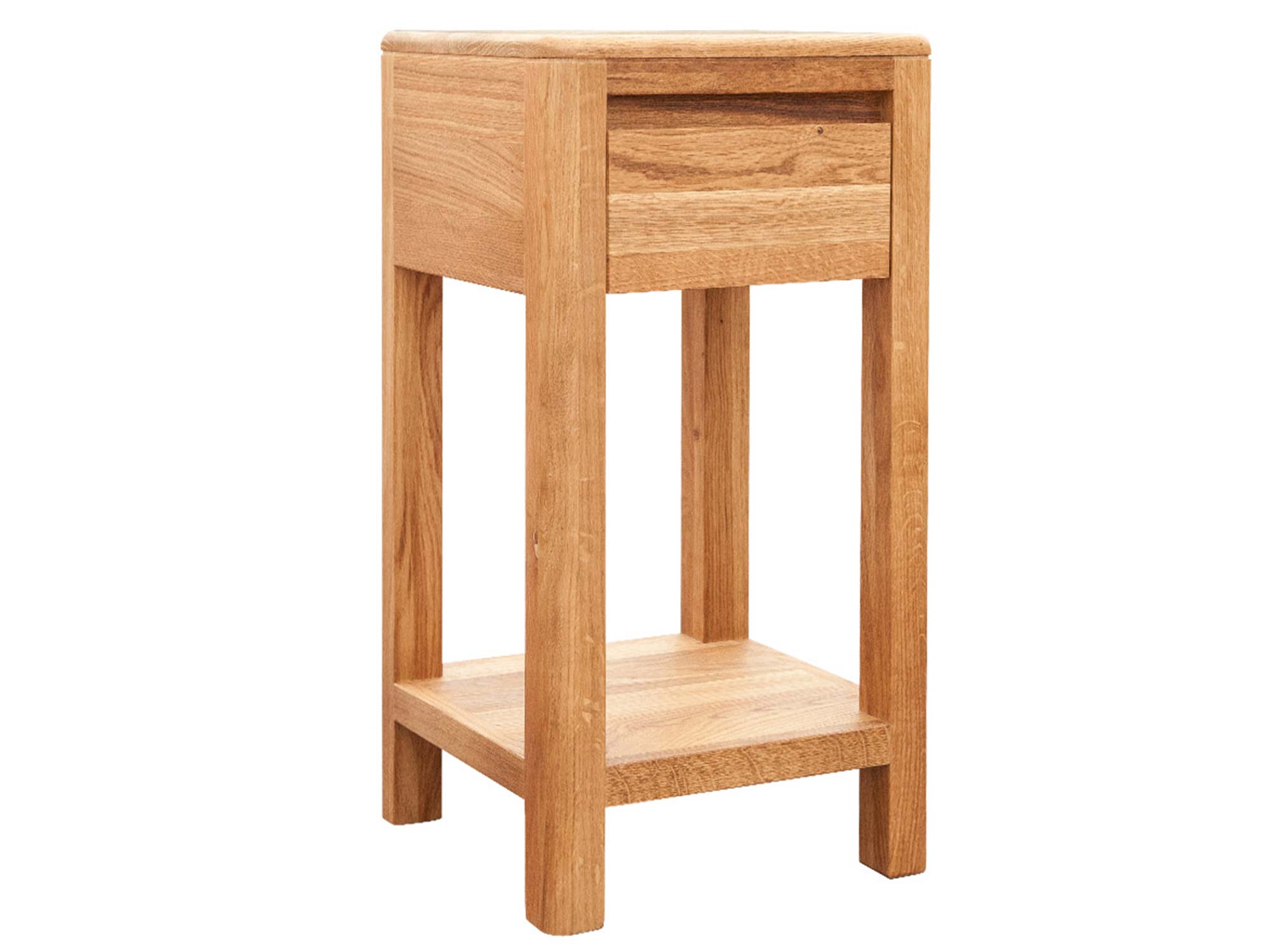 Drewniany stolik na kwiaty