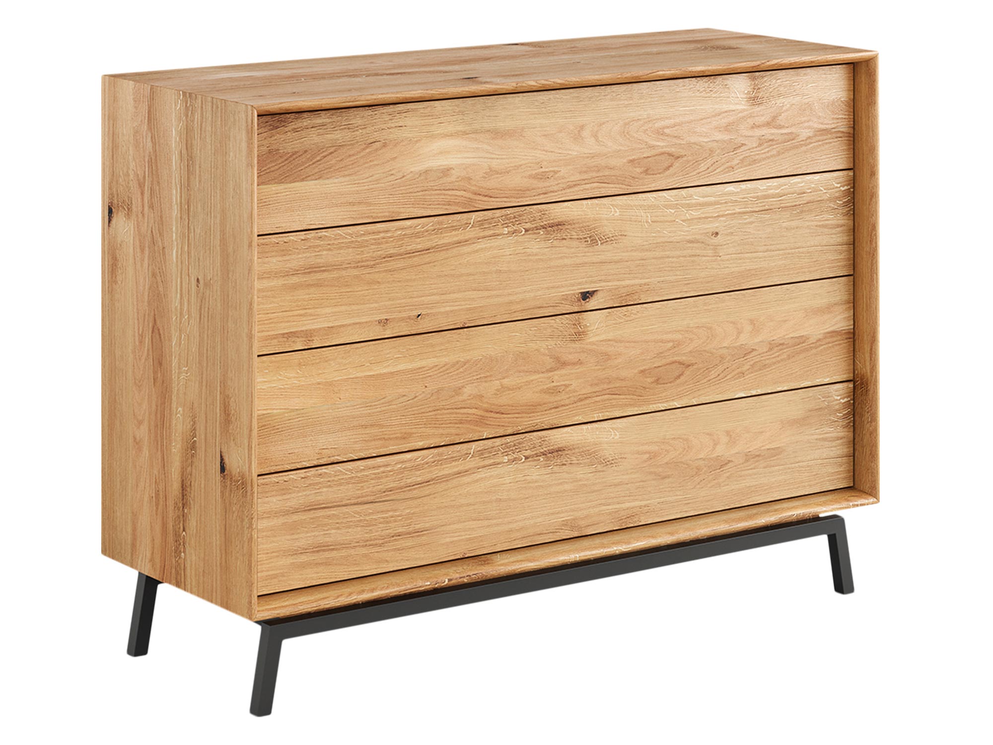 Loftowa komoda z czterema szufladami