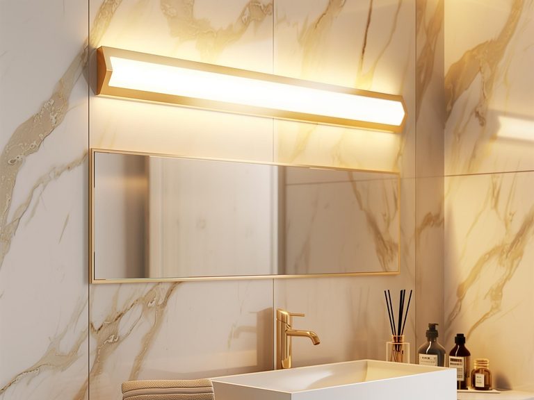 Oświetlenie nad lustro – jakie lampy wybrać do łazienki