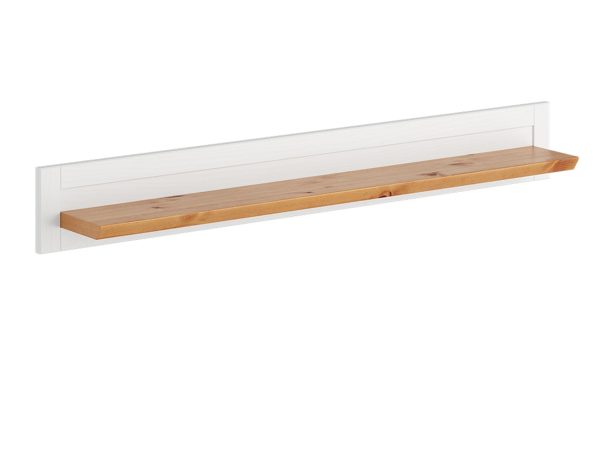 Bílý panel tylny s dřevěným provedením górnym