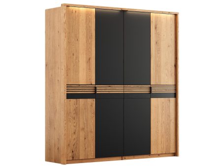 Szafa dębowa z podwójnymi drzwiami