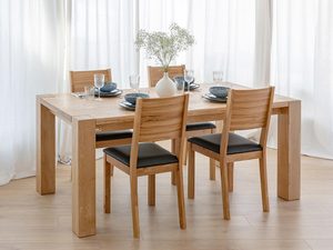 Miniaturka 7 - Zestaw stół z krzesłami w skandynawskim wnętrzu jadalni