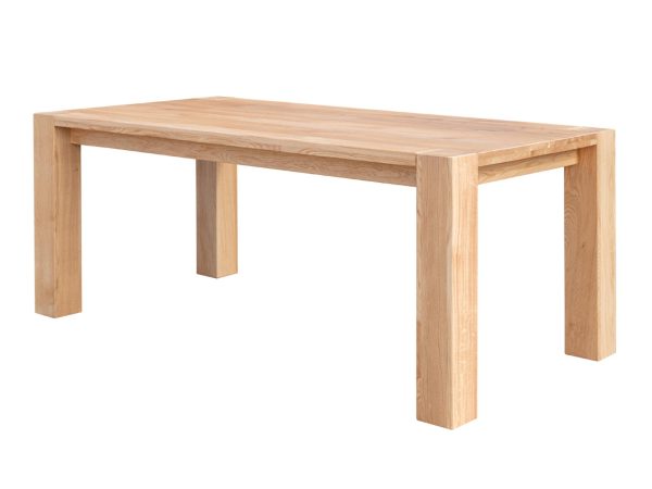 Moderní stůl z masivního dubu ve stylu skandynawskim