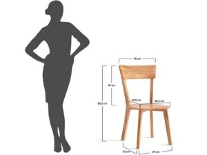 Miniatura 10 - Klasické dřevěné židle z opěradlem, styl rustikální