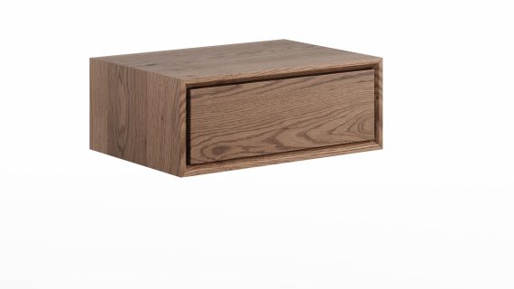 Miniaturka 1 - Szafka nocna dębowa wisząca