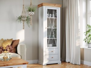 Miniatura 1 - Vitrína rustikální s krzyzowym dekorem a úchytkou galkowym