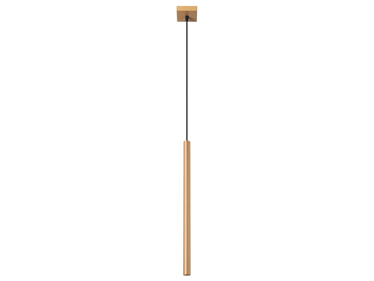 Goldene 1-flammige Hängeleuchte AUREO 1