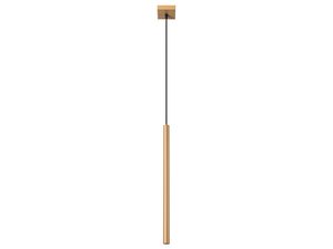 Miniatúra 10 - Zlatá závesná LED lampa – bočný pohľad na celý záves
