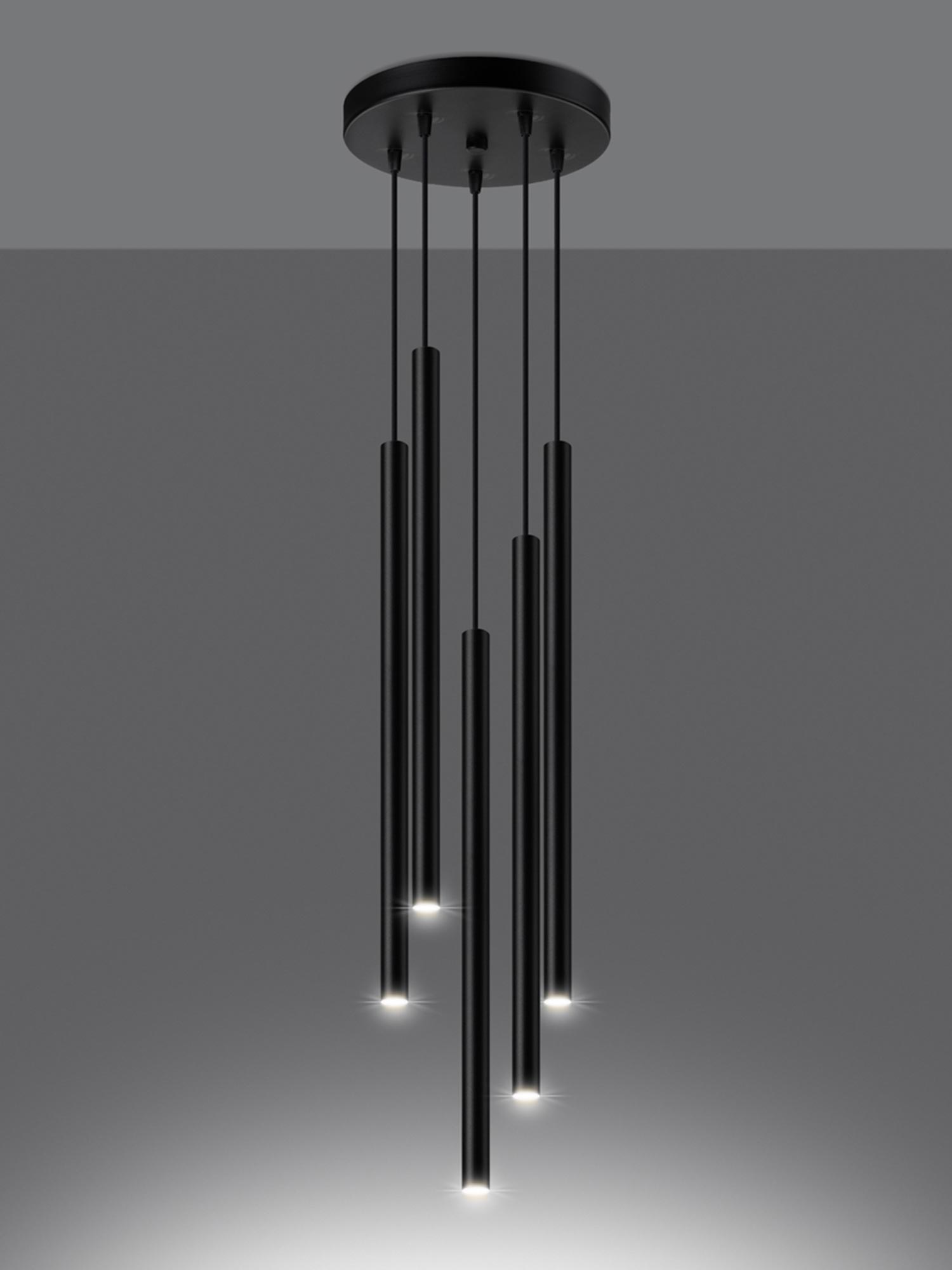 Wizualizacja czarnych lamp tubowych z efektem świetlnym Wizualizacja czarnych lamp tubowych z efektem świetlnym