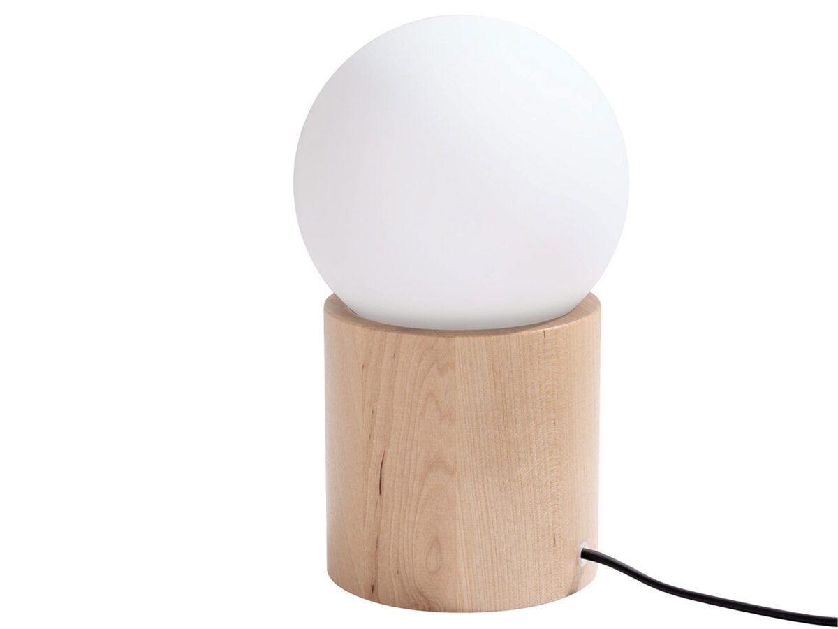 Stilvolle Schreibtischlampe Naturholz BOOMER