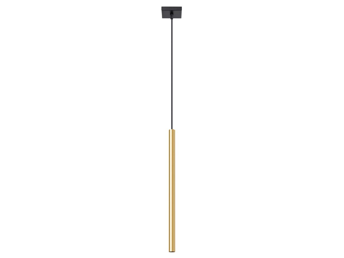 Minimalistische Hängelampe gold glänzend 50 cm AUREO 1