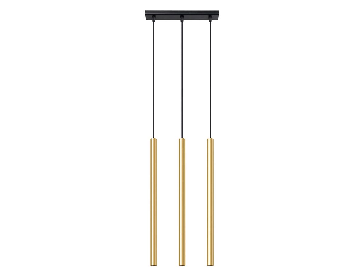 Elegante Hängelampe gold glänzend 90 cm AUREO 3L
