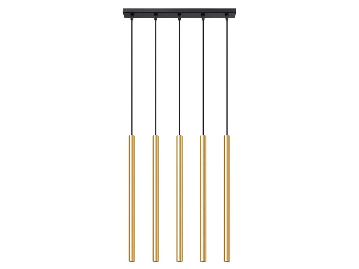 Moderne Hängelampe gold glänzend 90 cm AUREO