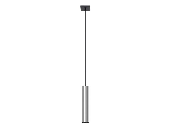 Srebrna lampa wisząca
