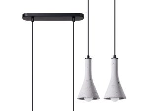 Miniaturka 1 - Potrójna betonowa lampa LED do kuchni, styl nowoczesny