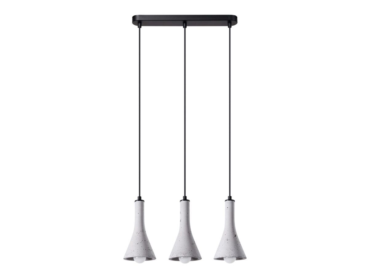 Loft Pendelleuchte Beton 40 cm 12/22 cm REALE 3L