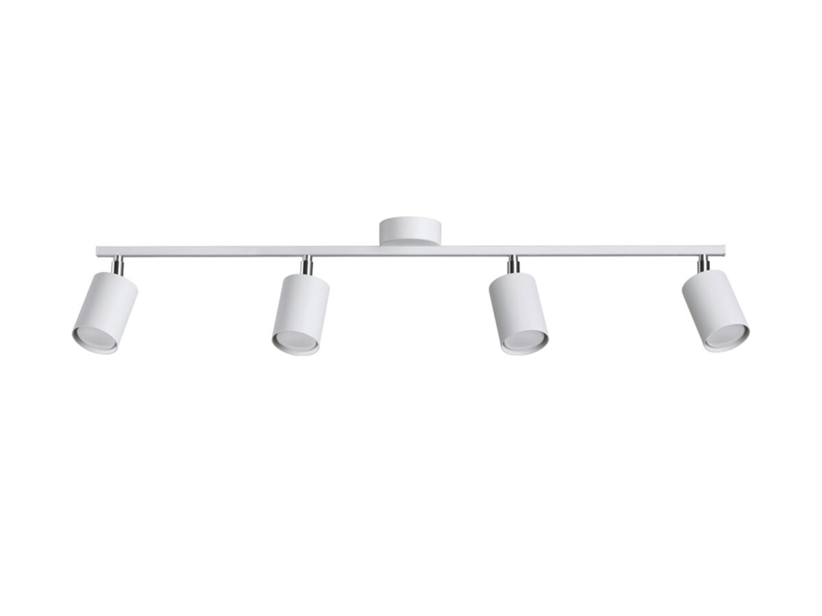 Moderne LED-Deckenleuchte weißer Stahl LUMINO 4L