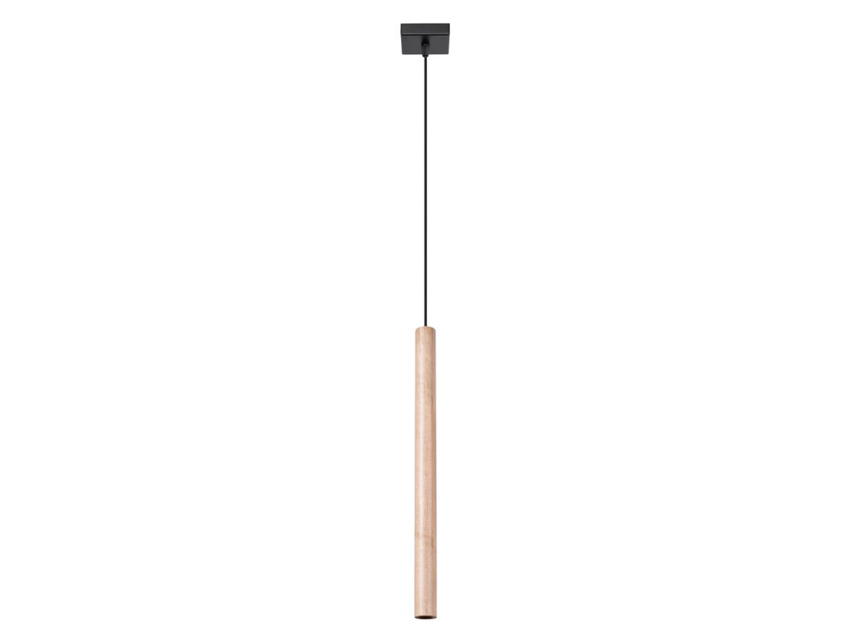 Natürliche Pendelleuchte Holz und Stahl 3,5×50 cm TALEJA ARBOR 1