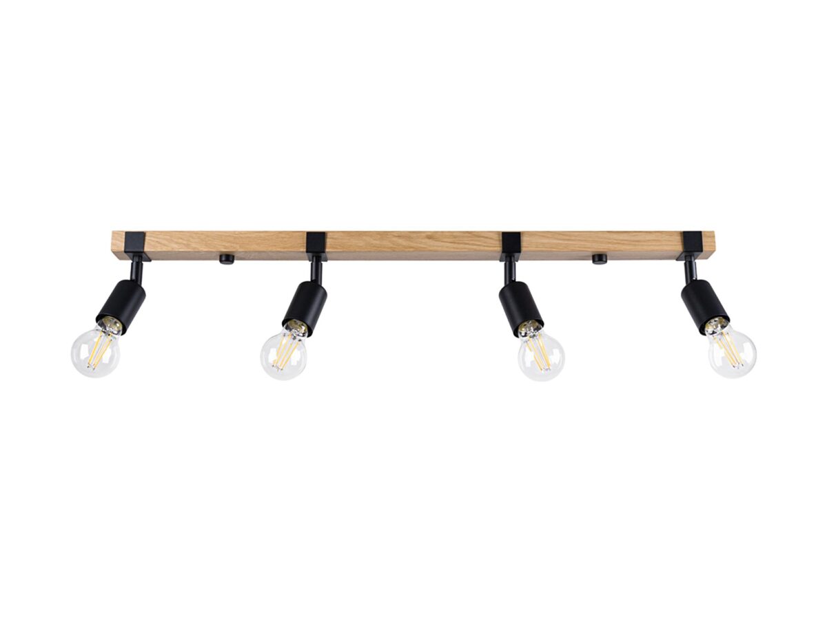 Deckenleuchte Stahl und Holz 15W ZARA 4