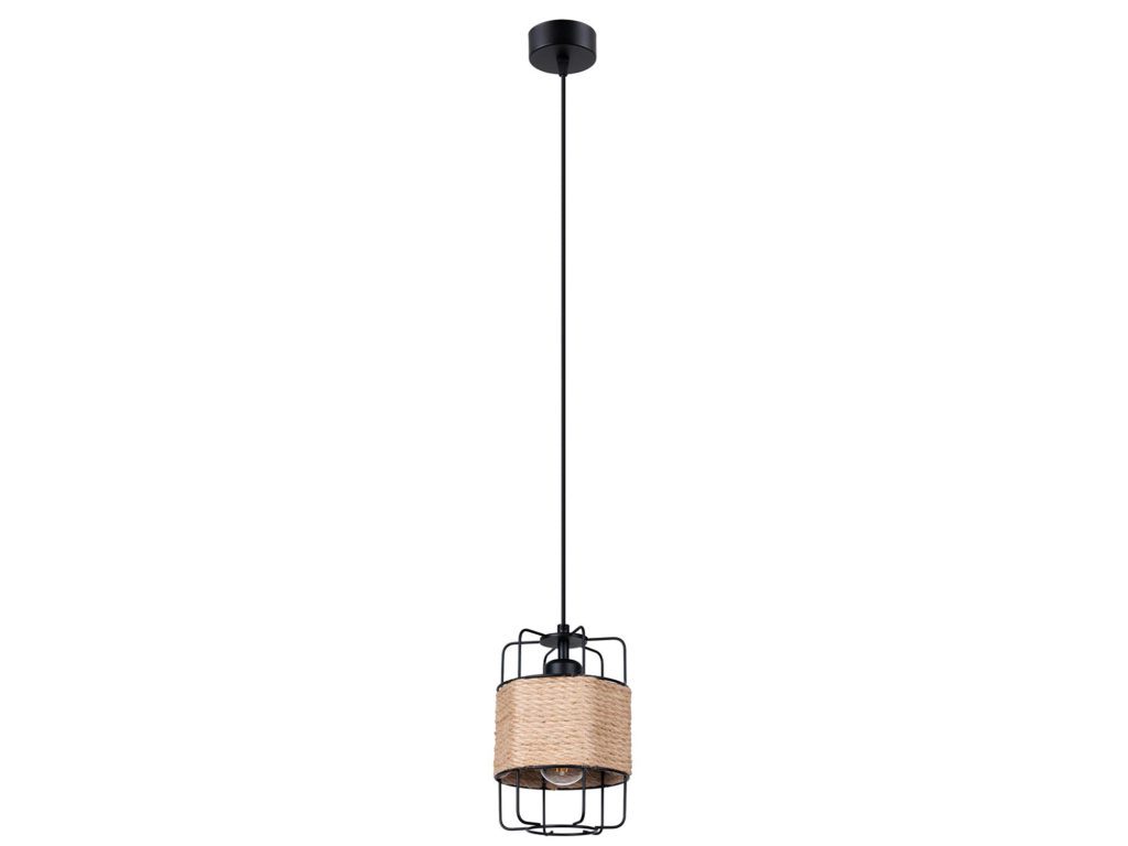 Lampa Wisząca Czarna E27 15W LED – GIZAR 1
