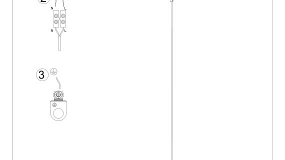 Miniaturka 9 - Rysunek techniczny plecionej lampy wiszącej