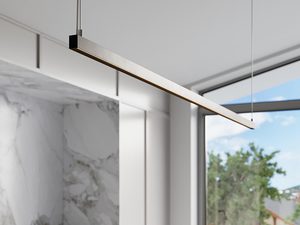 Miniaturka 9 - Czarna lampa wisząca nad stołem