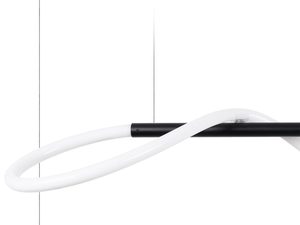 Miniaturka 1 - Elegancka lampa wisząca LED z regulowanym gięciem i białym światłem