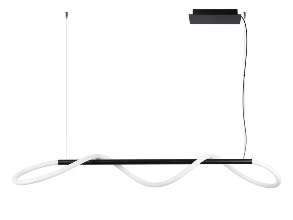 Minimalistyczna Lampa Wisząca NEBULA 148 1100lm Czarna