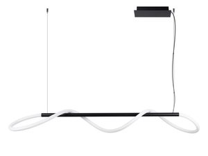 Miniatúra 16 - Moderná LED lampa s bielou svetelnou líniou, zavesená nad stolom