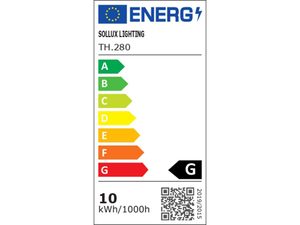 Miniaturka 14 - Klasa energetyczna G nowoczesnej lampy SOULUX LIGHTING TH.280