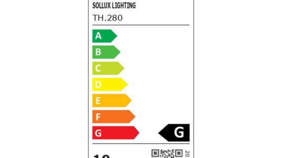 Miniaturka 14 - Klasa energetyczna G nowoczesnej lampy SOULUX LIGHTING TH.280
