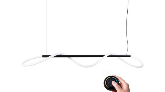 Miniaturka 15 - Gięta lampa wisząca LED z funkcją sterowania dotykowego