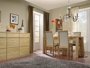 Miniaturka 11 - Drewniany stół jadalniany z elegancką oprawą