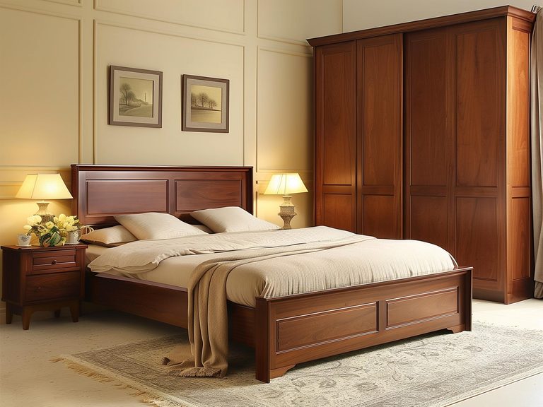 Drewniane łóżko – klucz do naturalnej sypialni