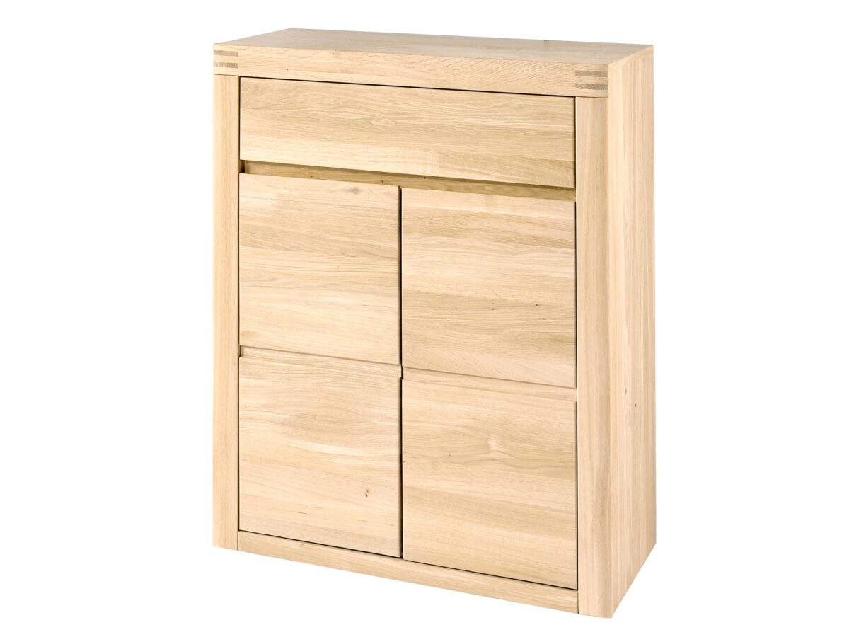 Kommode mit 2 Türen und Schublade 85×103,5×37 cm Yumi