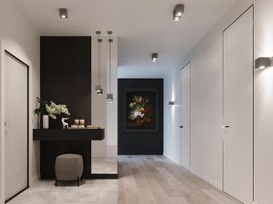 Miniaturka 5 - Lampa wisząca LED w kolorze grafitowym z nowoczesnym designem