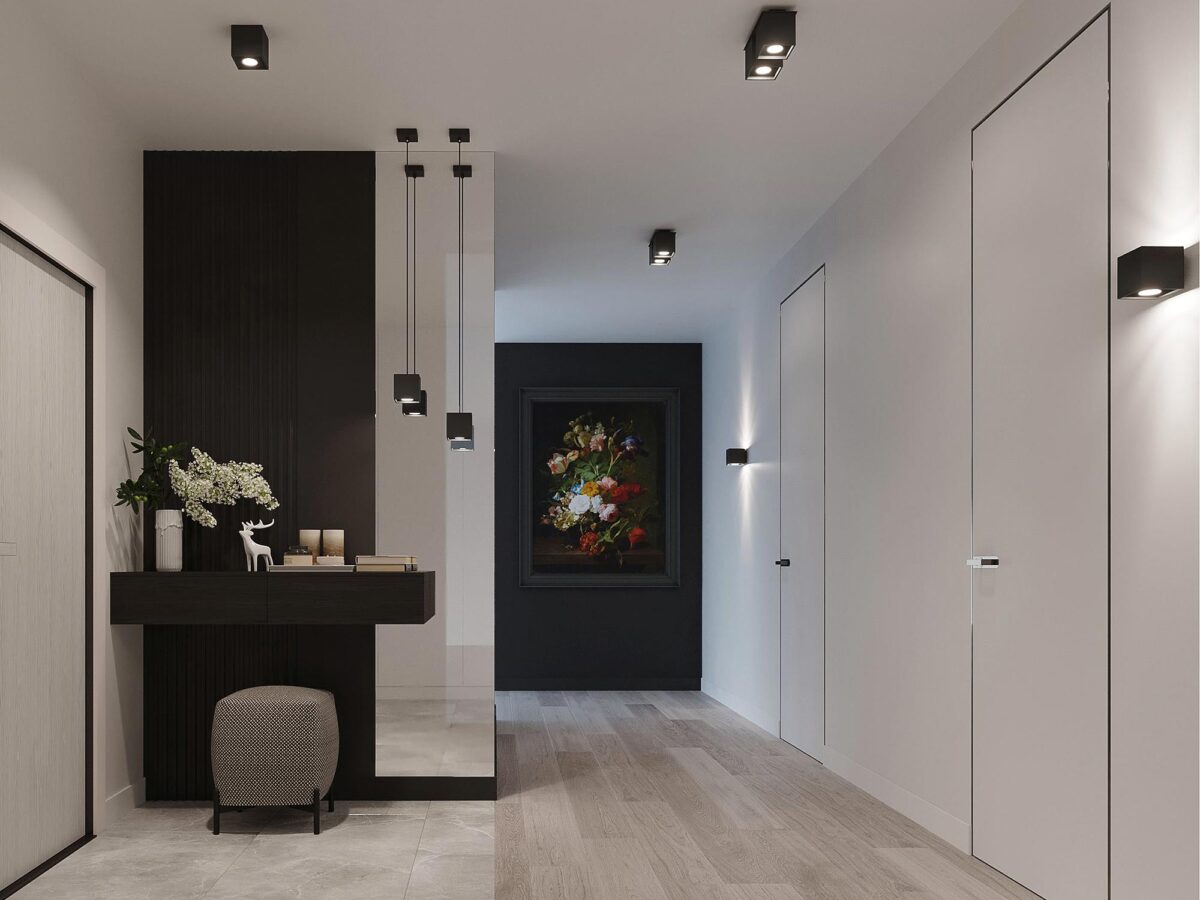 Moderní hala ve stylu modern minimal