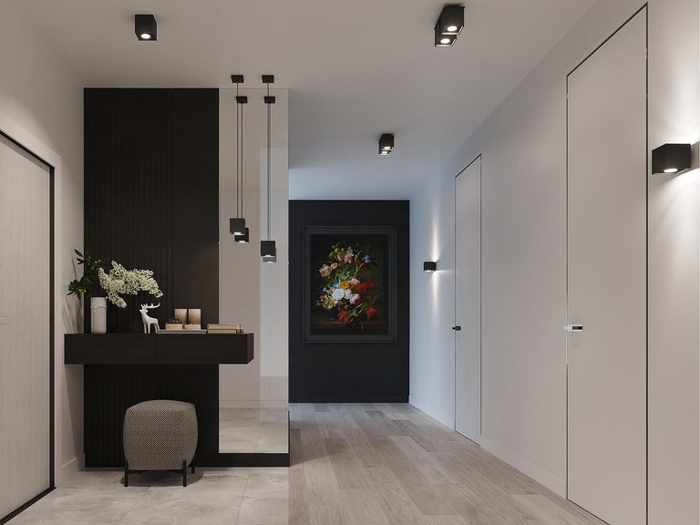 Moderní hala ve stylu modern minimal