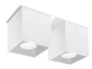 Miniatura 13 - Dvojitá bílá stropní LED lampa z elegantním povrchovou úpravou