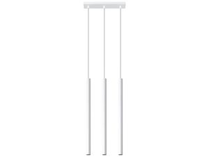 Miniatúra 14 - Vizualizácia bielych závesných lámp v minimalistickom interiéri
