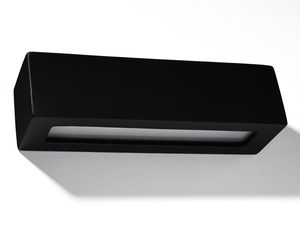 Miniatura 14 - Minimalistický černý nástěnné svítidlo LED do interiérů loftowych