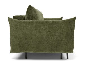 Miniaturka 13 - Oliwkowa sofa tapicerowana z wygodnymi podłokietnikami w stylu nowoczesnym
