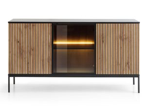 Miniatúra 9 - Moderná komoda s podsvietením a dubovými frontmi