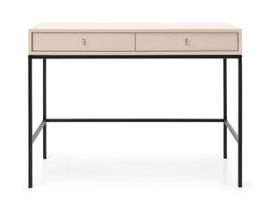 Miniatúra 16 - Minimalistický toaletný stolík s béžovou doskou a čiernou konštrukciou