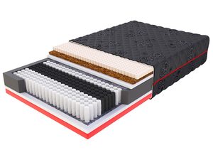Miniatúra 4 - Matrac s kapsulových pružín a čiernym poťahom premium typu