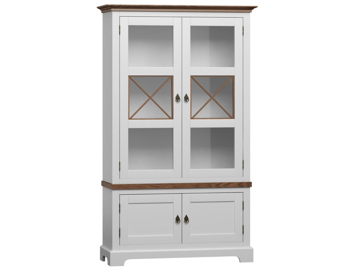 Klassische Büchervitrine mit Glasfront Awinion A13