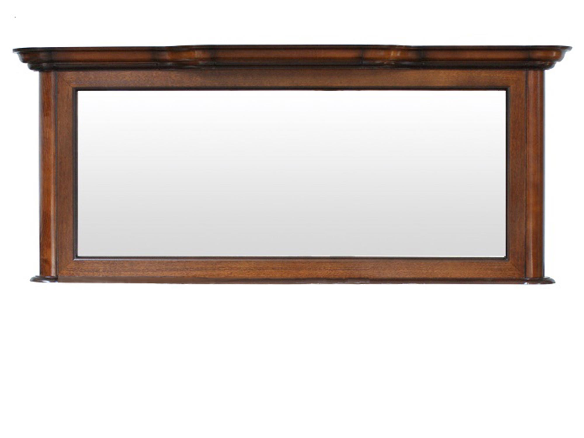 Drewniane lustro w klasycznej ramie, styl retro Drewniane lustro w klasycznej ramie, styl retro